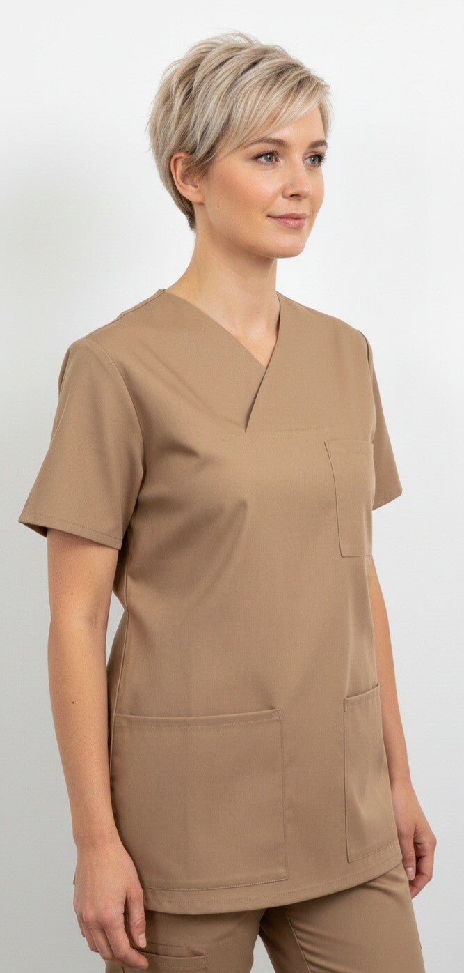 Kasack, Unisex-Schlupfkasack, BIANCA, hellbraun