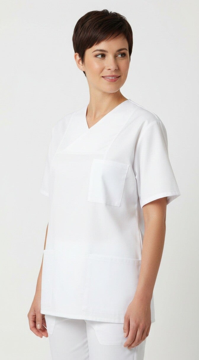 Kasack, Unisex-Schlupfkasack, BIANCA, weiss