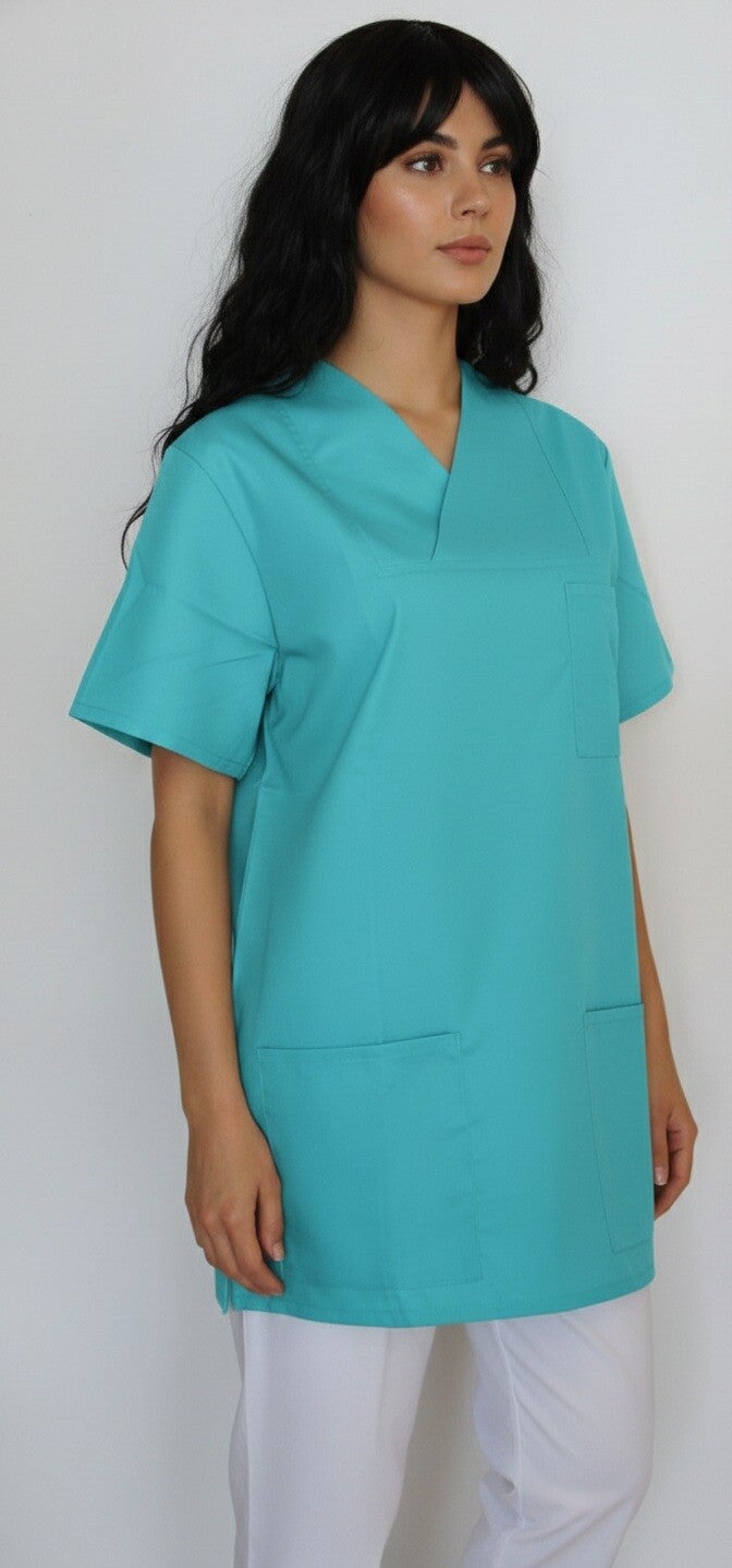 Kasack, Unisex-Schlupfkasack, BIANCA, oceanblue