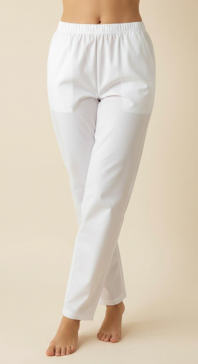 Bundhose, Unisex-Schlupfhose, LYDIA, weiss