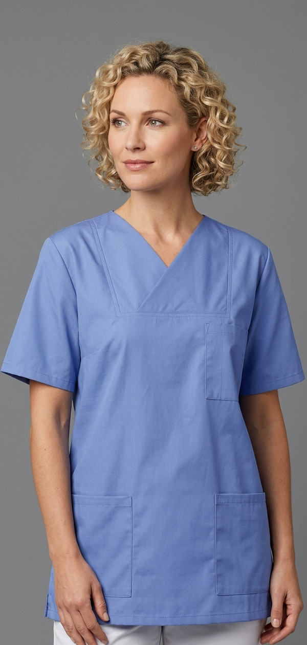 Kasack, Unisex-Schlupfkasack, BIANCA, metroblue