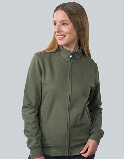 Damen Premium Full Zipp Sweat Jacke