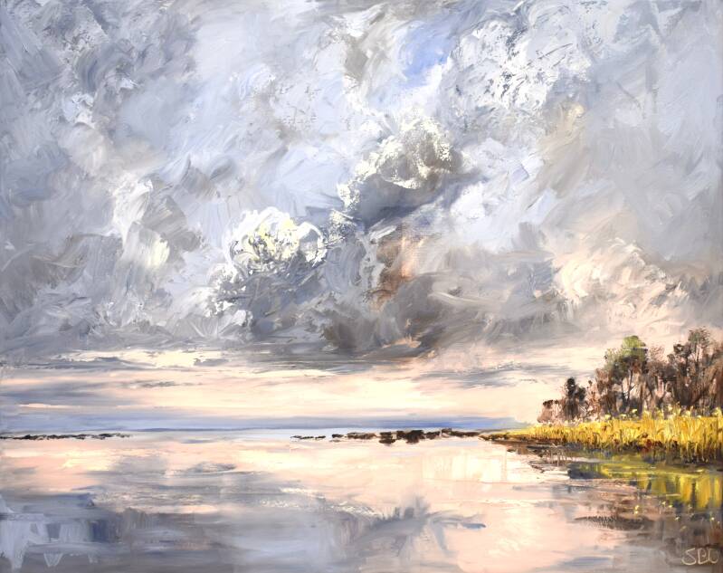 New place, oil on canvas, 80 x 100 cm, 2025. (Kunst of Art)