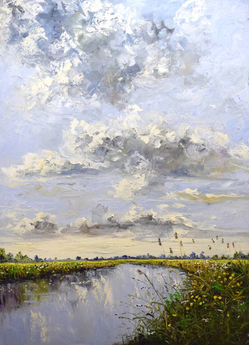 I could not resist, oil on canvas, 140 x 100 cm, 2022. (SOLD)