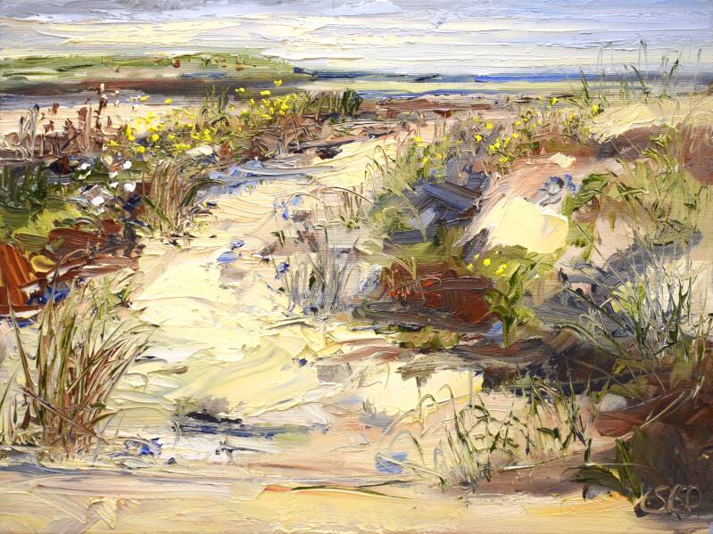 Duna life, oil on canvas, 30 x 40 cm, 2021. (SOLD)