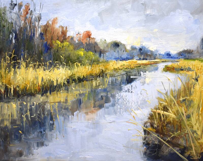 Faith in nature, oil on canvas, 40 x 50 cm, 2020. (SOLD)