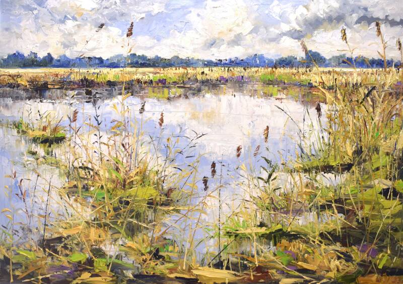 Hide and seek, oil on canvas, 140 x 100 cm, 2020. (SOLD)