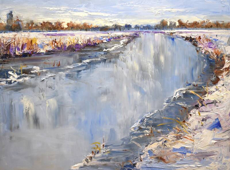 Ice ice baby, oil on canvas, 60 x 80 cm, 2021. (Gallery Bonnard)