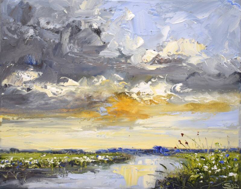 In the name of love,oil on canvas, 24 x 30 cm, 2020. (SOLD)