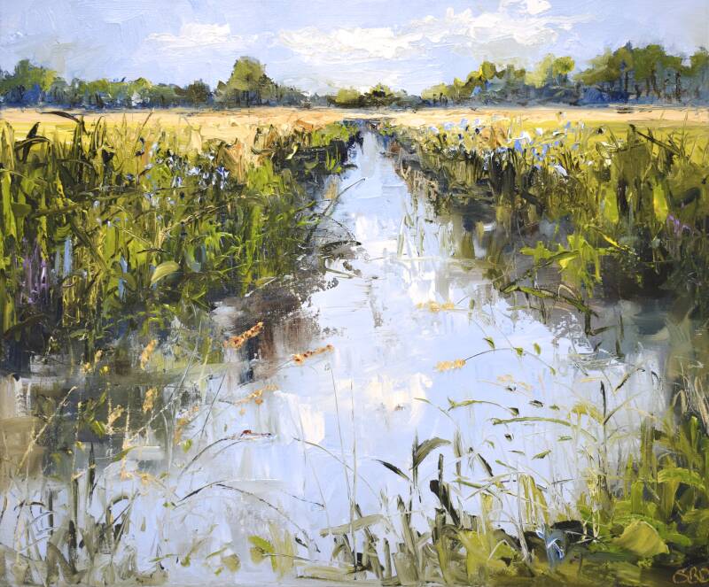 Safe spot, oil on canvas, 50 x 60 cm, 2020. (SOLD)