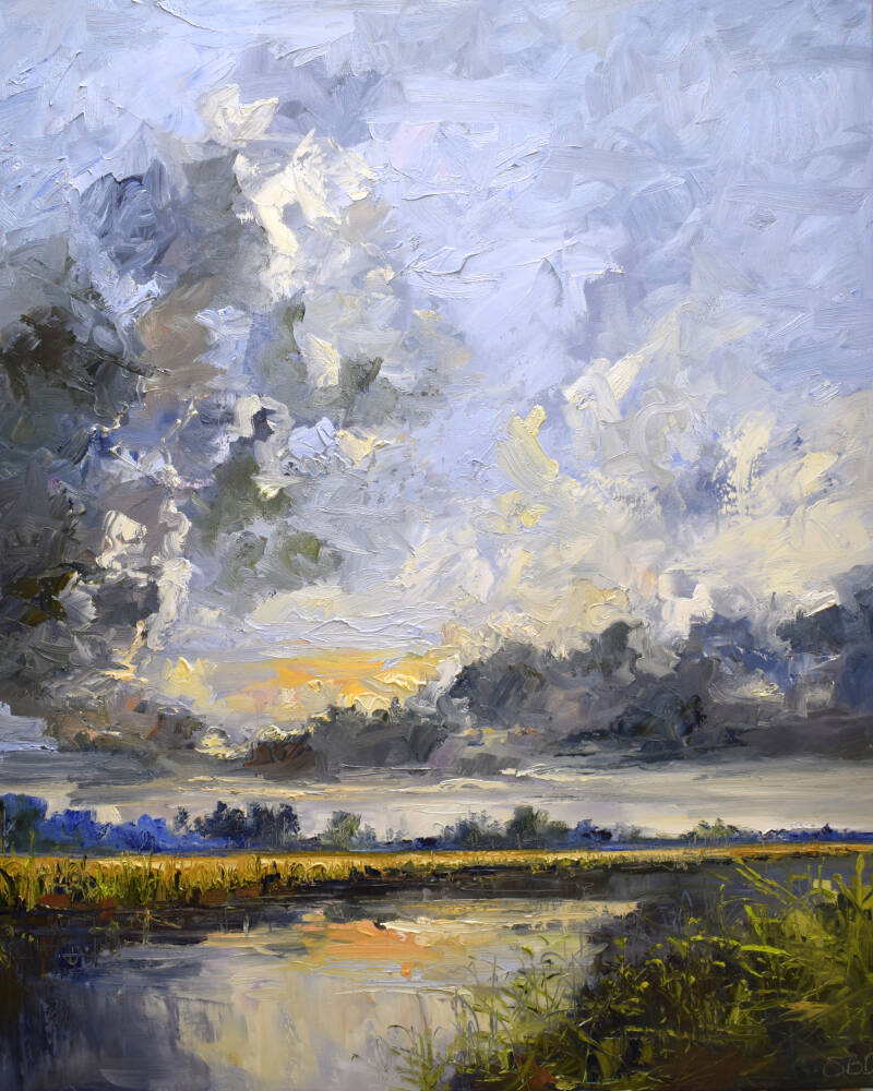 Side by side, oil on canvas, 80 x 100 cm, 2020. (SOLD)