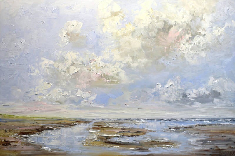 Sea world, oil on canvas, 80 x 120 cm, 2026. (Gallery Bonnard)