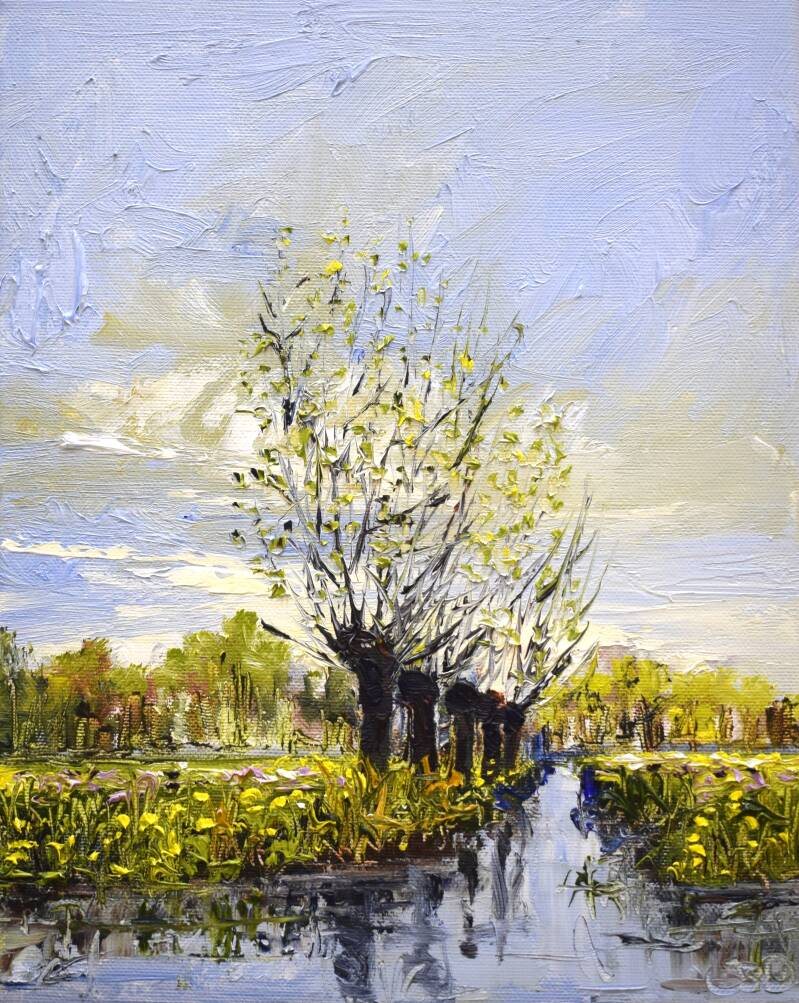 Natures bursting, oil on canvas, 30 x 24 cm, 2022. (SOLD)