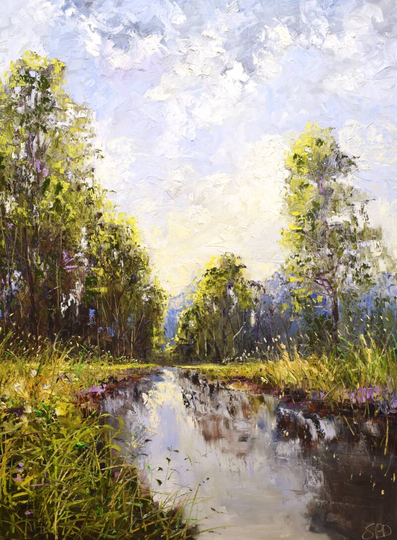 Mystery, oil on canvas, 140 x 100 cm, 2022. (SOLD)