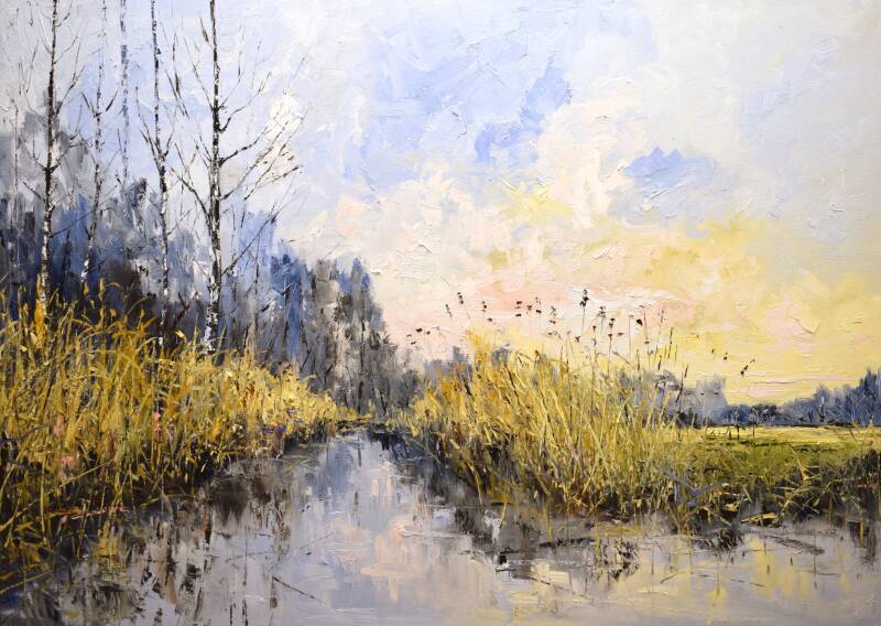 New love, oil on canvas, 100 x 140 cm, 2022. (SOLD)