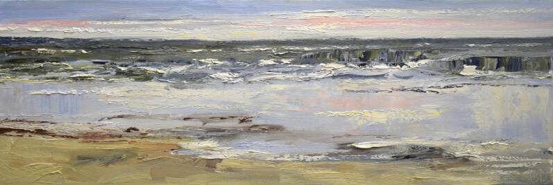 oil on canvas, 30 x 90 cm, 2024. 