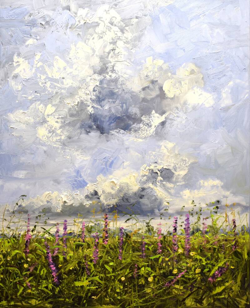 Heart and soul, oil on canvas, 100 x 80 cm, 2024.  (Galerie Année)