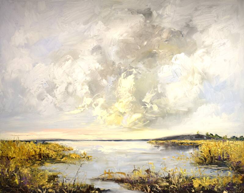 Spring is coming, oil on canvas, 80 x 100 cm, 2025. (Galerie Bonnard)