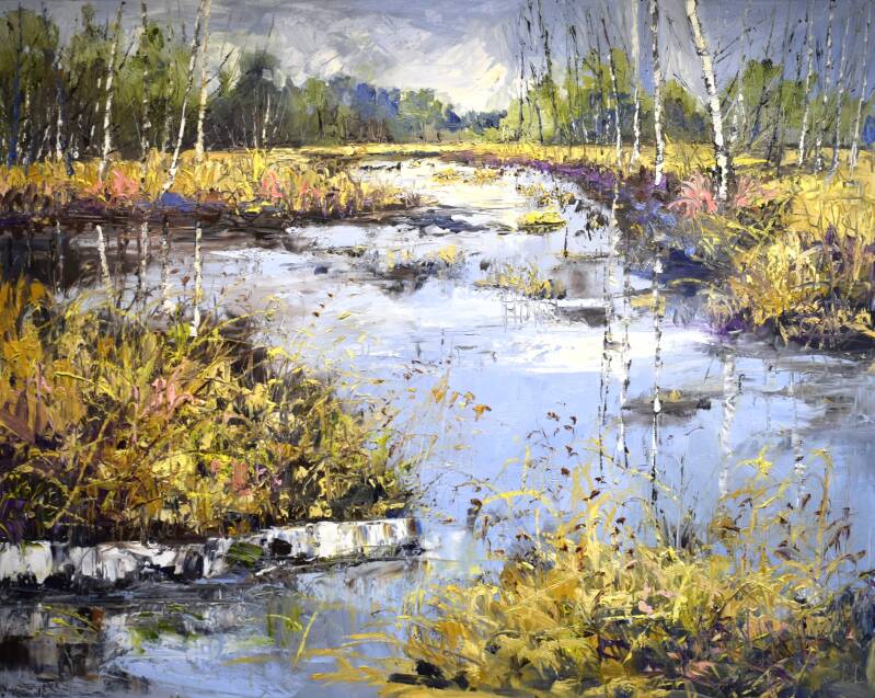 Love, oil on canvas, 80 x 100 cm, 2025. (Gallery Bonnard)