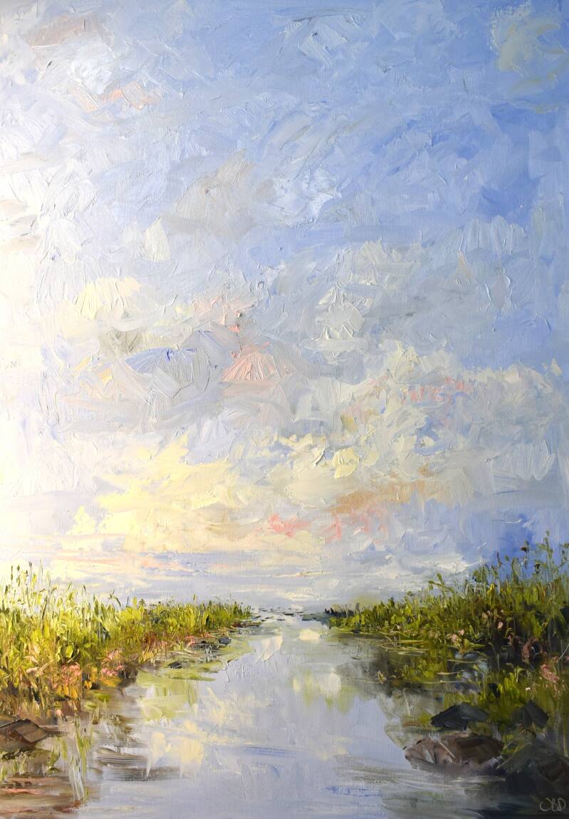 Have a little faith, oil on canvas, 140 x 100 cm, 2025. (Gallery Bonnard)