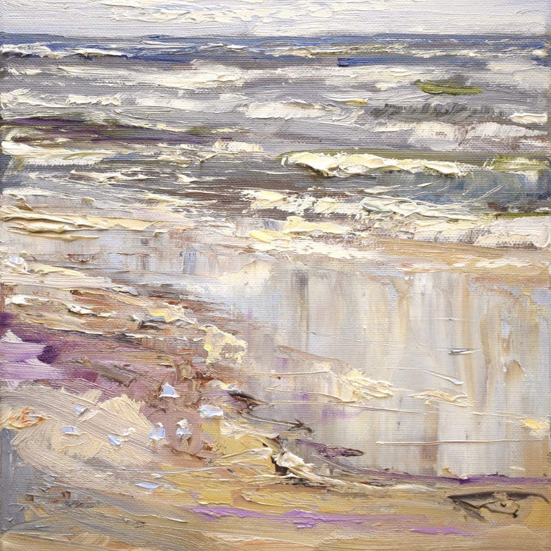 Sea flow, oil on canvas, 30 x 24 cm, 2022. (Galerie Posthuys)
