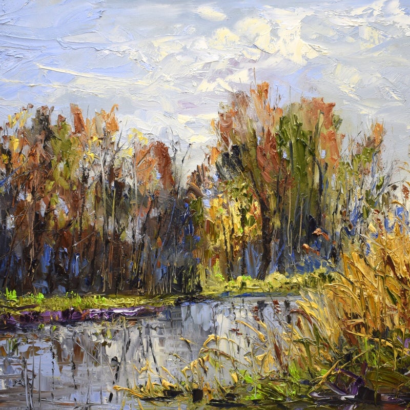 Berkel shelter, oil on canvas, 50 x 60 cm, 2020.