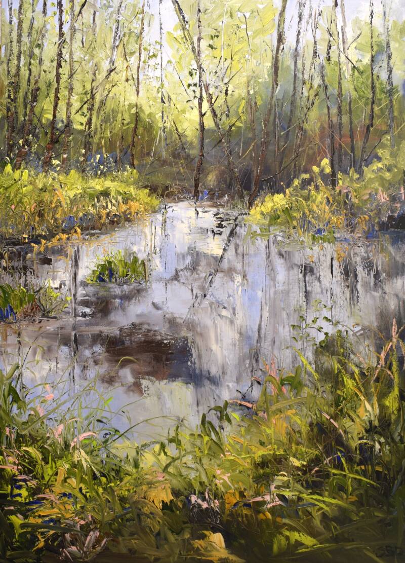 Free spirit, oil on canvas, 140 x 100 cm, 2024. (SOLD)