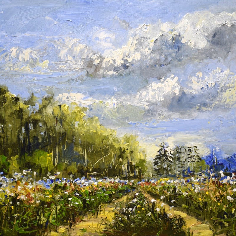 Road to Nowhere, oil on canvas, 24 x 30 cm, 2021.