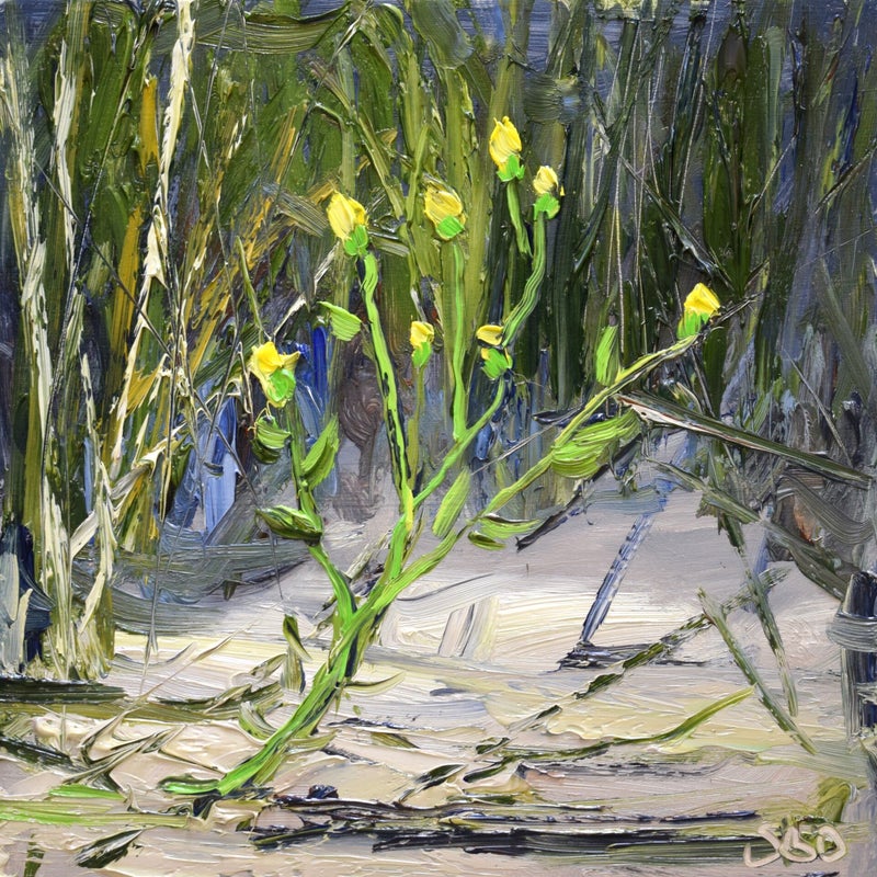 Before, oil on panel, 20 x 20 cm, 2019. (SOLD)