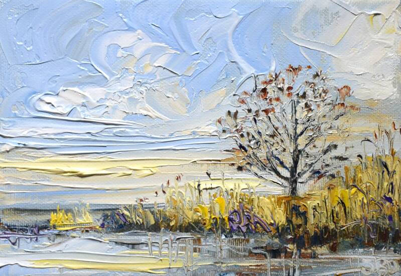 My beacon, oil on canvas, (SOLD)
