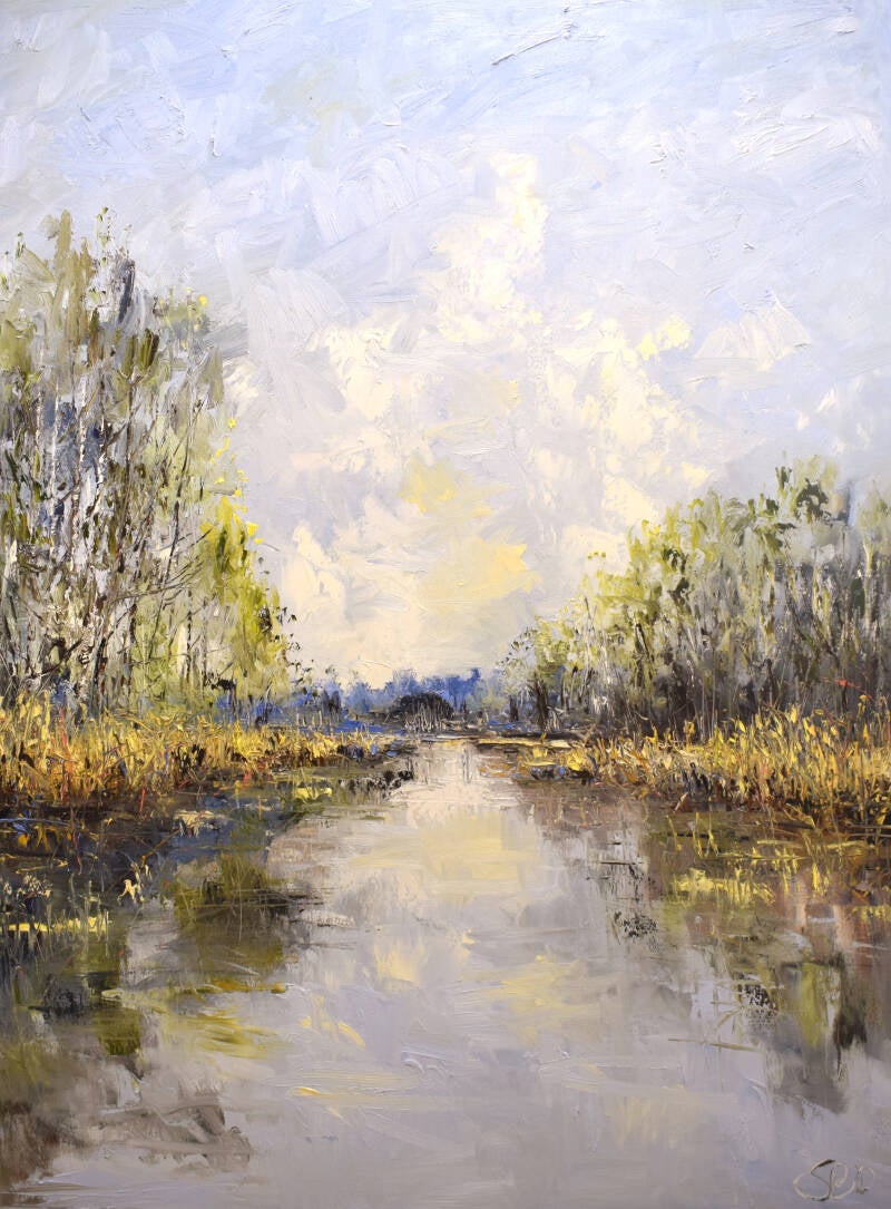 My friend, oil on canvas, 100 x 140 cm, 2024. (Galerie Bonnard)  