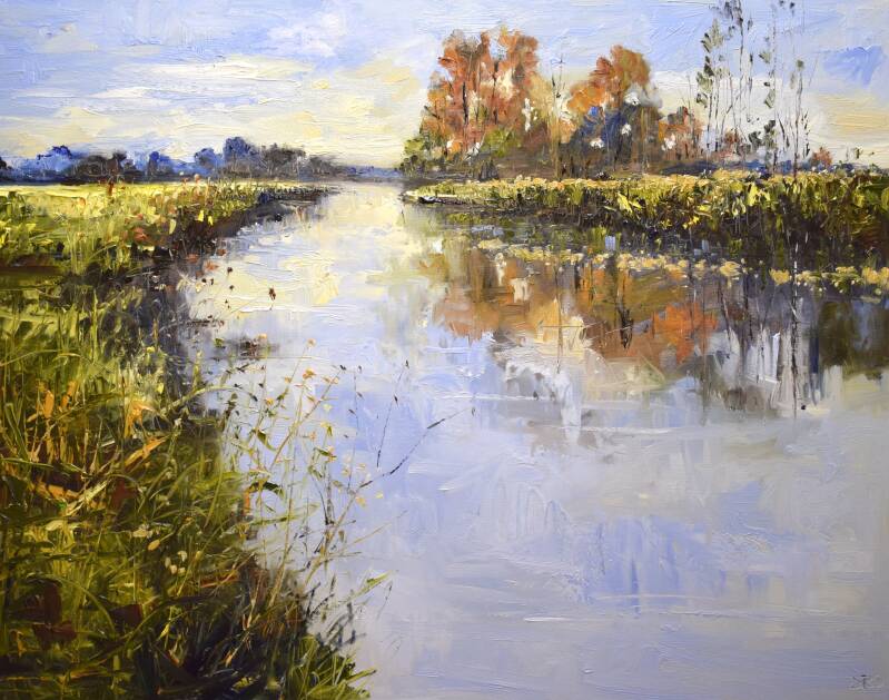 Never ending love, oil on canvas, 80 x 100 cm, 2019. (SOLD)