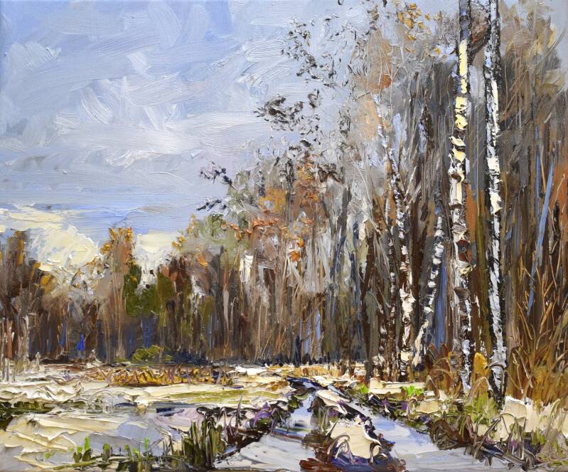 Our place, oil on canvas, 50 x 60 cm, 2016. (SOLD)