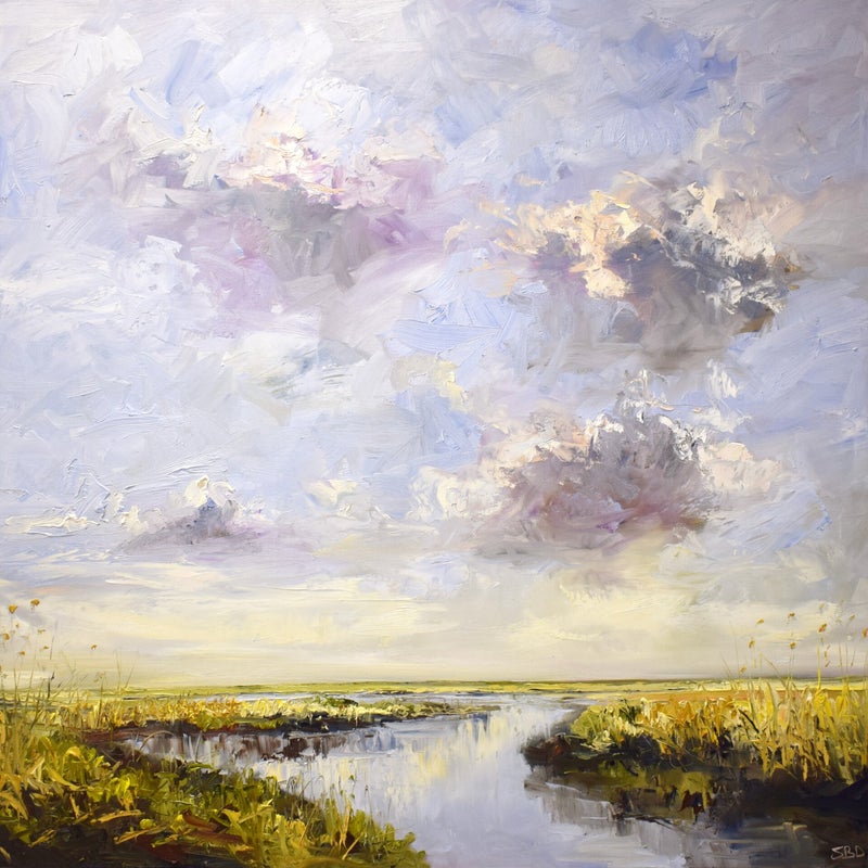 Space, oil on canvas, 100 x 100 cm, 2020. (SOLD)