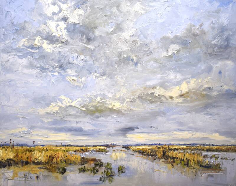 Rhapsody, oil on canvas, 80 x 100 cm. (SOLD)
