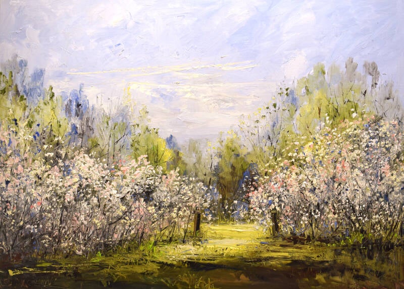 The place, oil on canvas, 100 x 140 cm, 2024.  (Galerie Bonnard) 