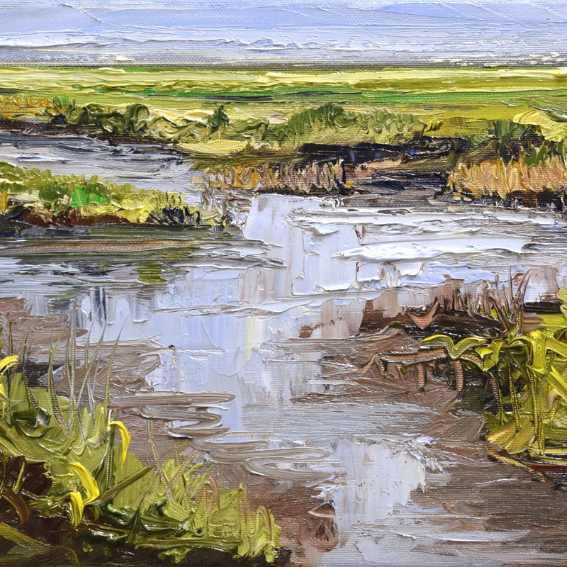 Little peace, oil on canvas, 24 x 30 cm, 2017. (SOLD)