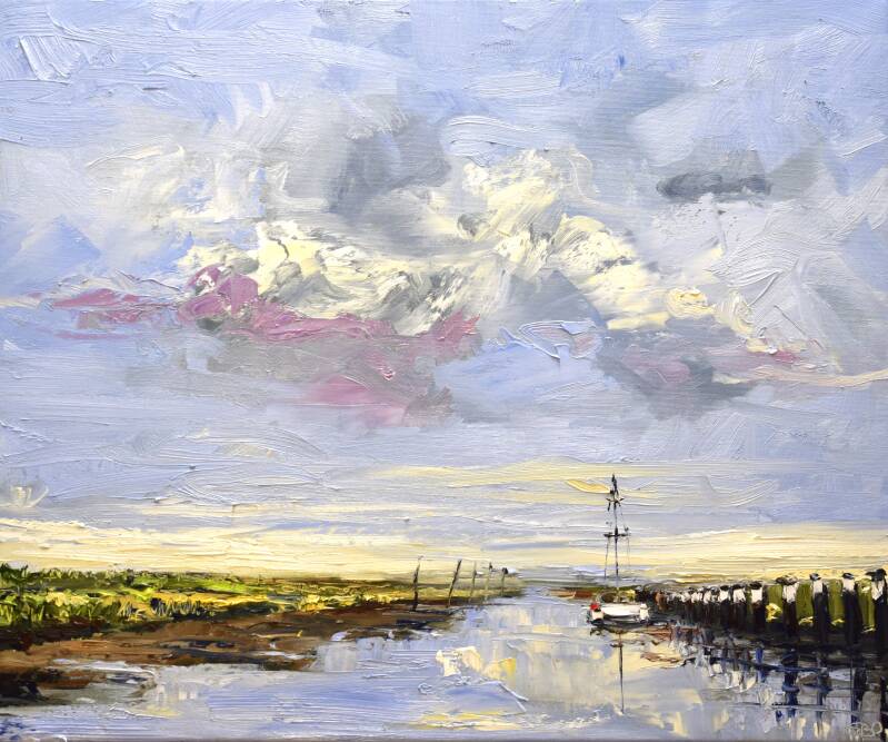 Waiting, oil on canvas, 40 x 50 cm. (SOLD)