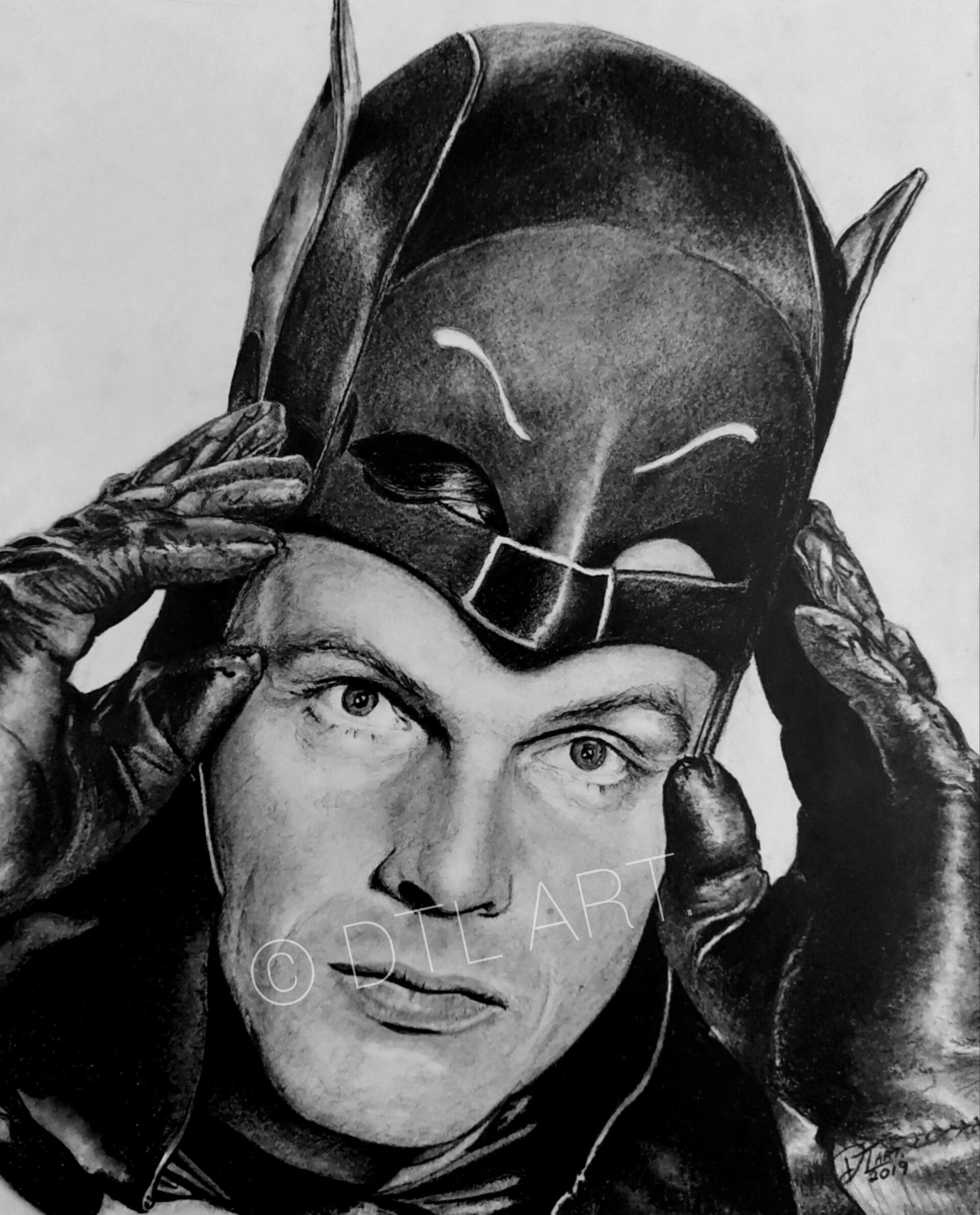 Adam West Batman print