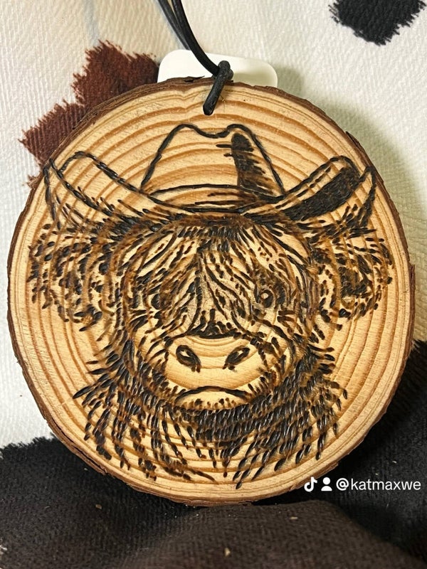 45. Highland Cowboy Hat Ornament