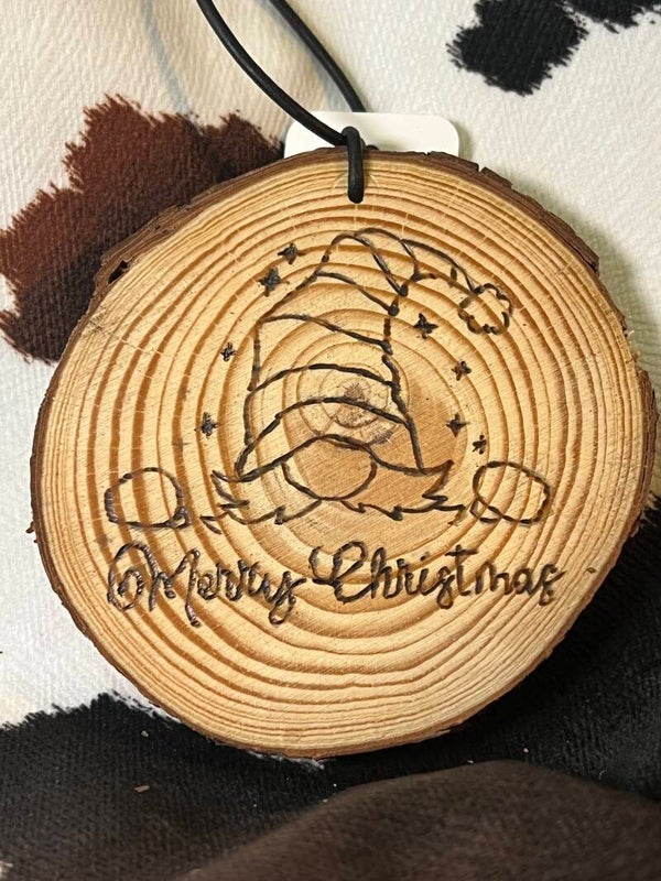 7. Merry Christmas Gnome Ornament