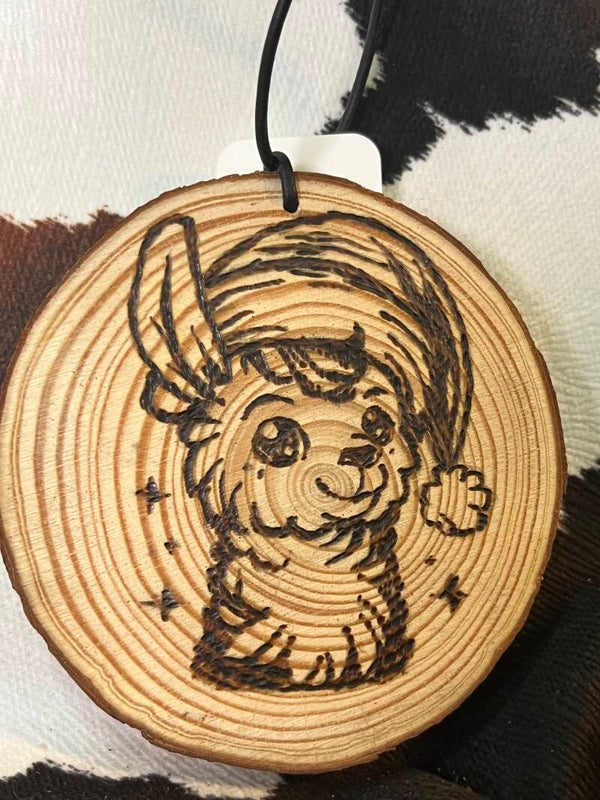 3. Christmas Llama Ornament