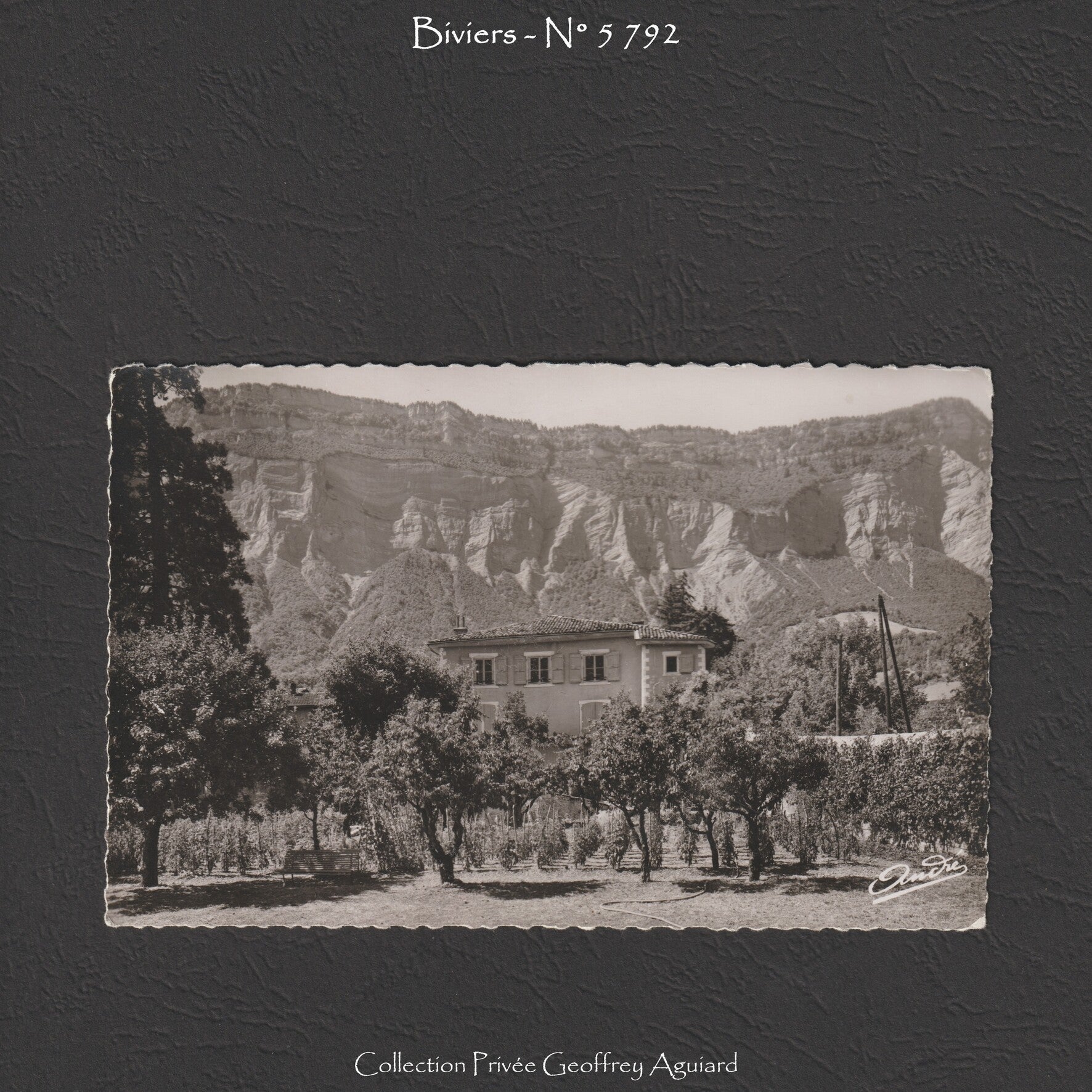 5 792 - Ker Janine, colonie de vacances de la S.A.F.E. Au fond, le Saint Eynard.