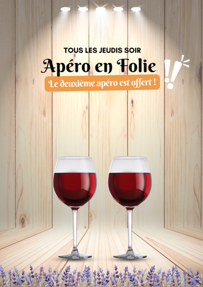 affiche menu restaurant