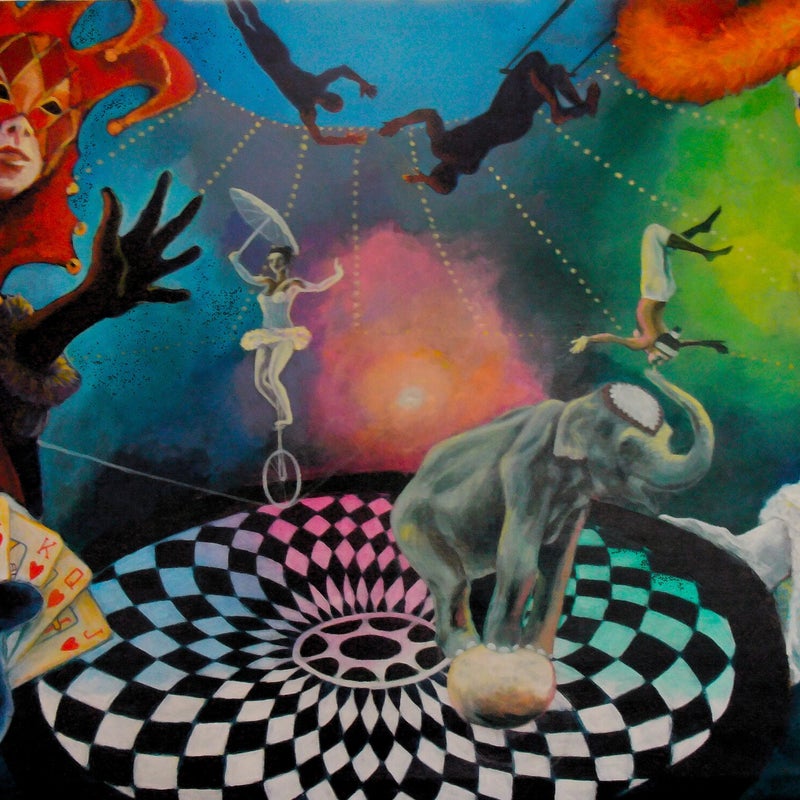 Flush Royal, 110x86 cm, Surrealism by Renata Edin