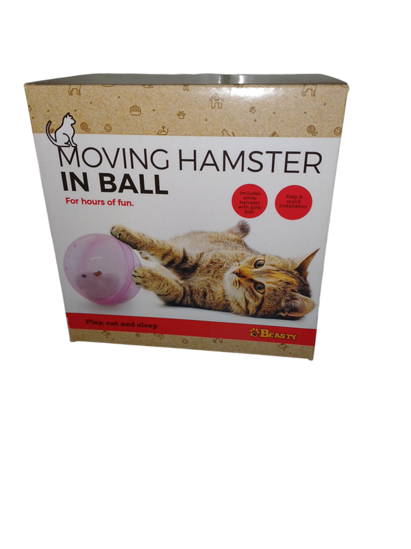 bewegende hamster in bal