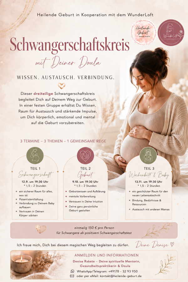 Schwangerschaftskreis mit Deiner Doula