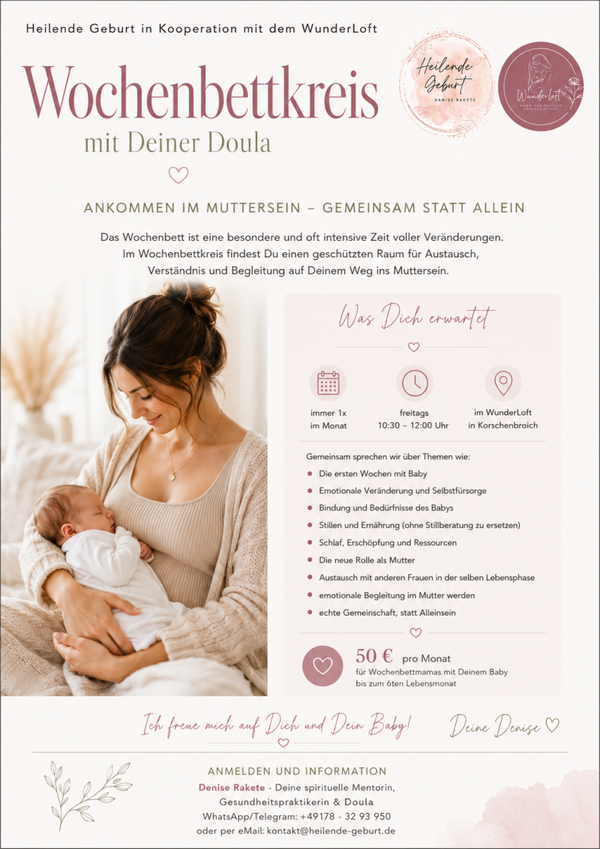 Wochenbettkreis mit Deiner Doula
