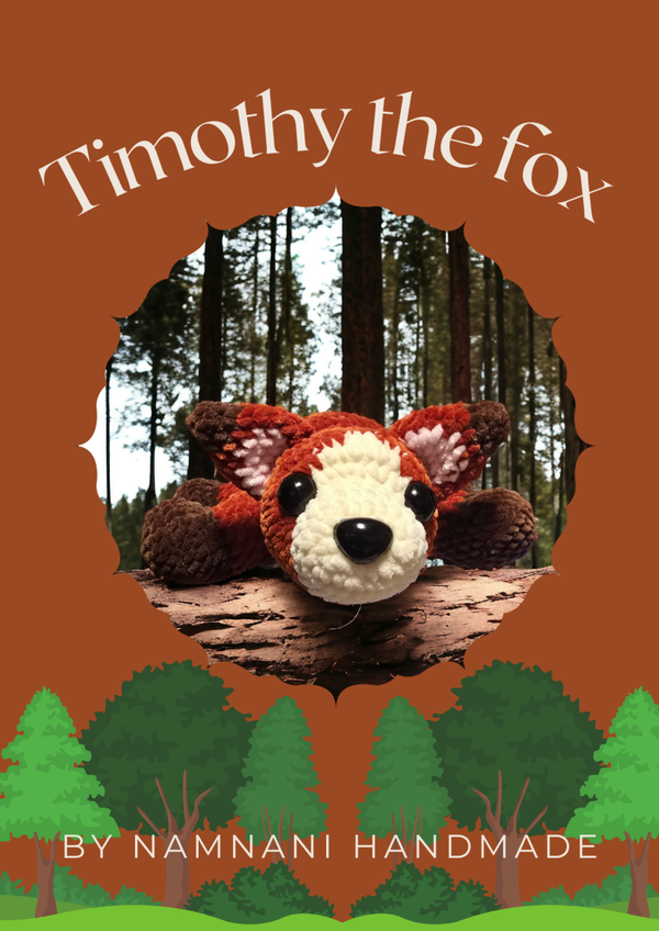Timothy the fox ENGLISCHE HÄKELANLEITUNG