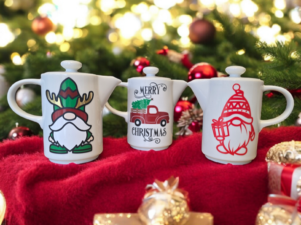 🎄Zauberhafte Weihnachts-Milchkännchen✨